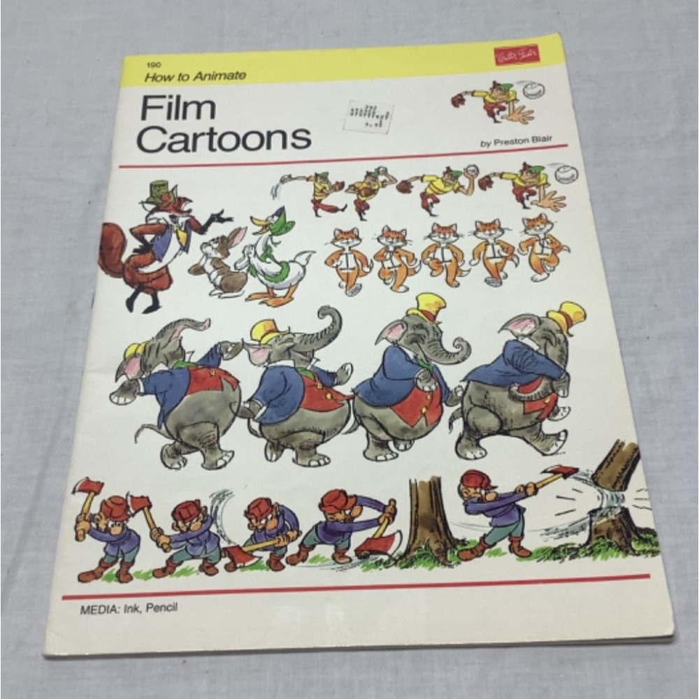 How to Animate Film Cartoons Preston Blair  Dancing Girl Disney '80 90'